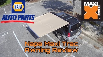 Napa Maxi Trac 8ft Awning Review and Install