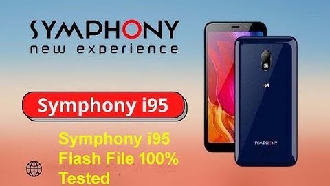 Symphony i95 4g Spd HW1_7 Customer Care Flash File 100% Tested