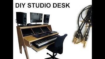 PT.5 – DIY Music Studio Desk – Adding Equipment to the DIY Desk