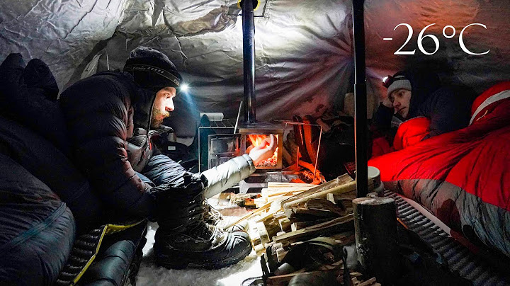 3 Days Ice Fishing and Hot Tenting