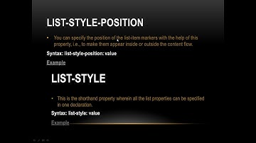 ICT|| GRADE 7 || USING LIST AND TABLE IN HTML5 || PART 2