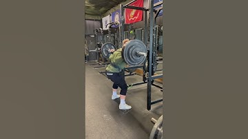 Pause squats - 375lbs x 3 reps