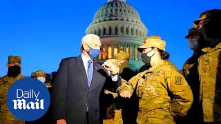 Pence thanks National Guard for protecting the Capitol ahead of Biden's inauguration