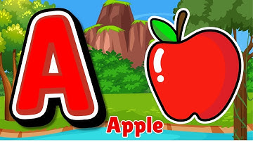 ABC Phonics Song - A for Apple, Toddler Learning Video Songs, Nursery Rhymes, Alphabet Song for kids