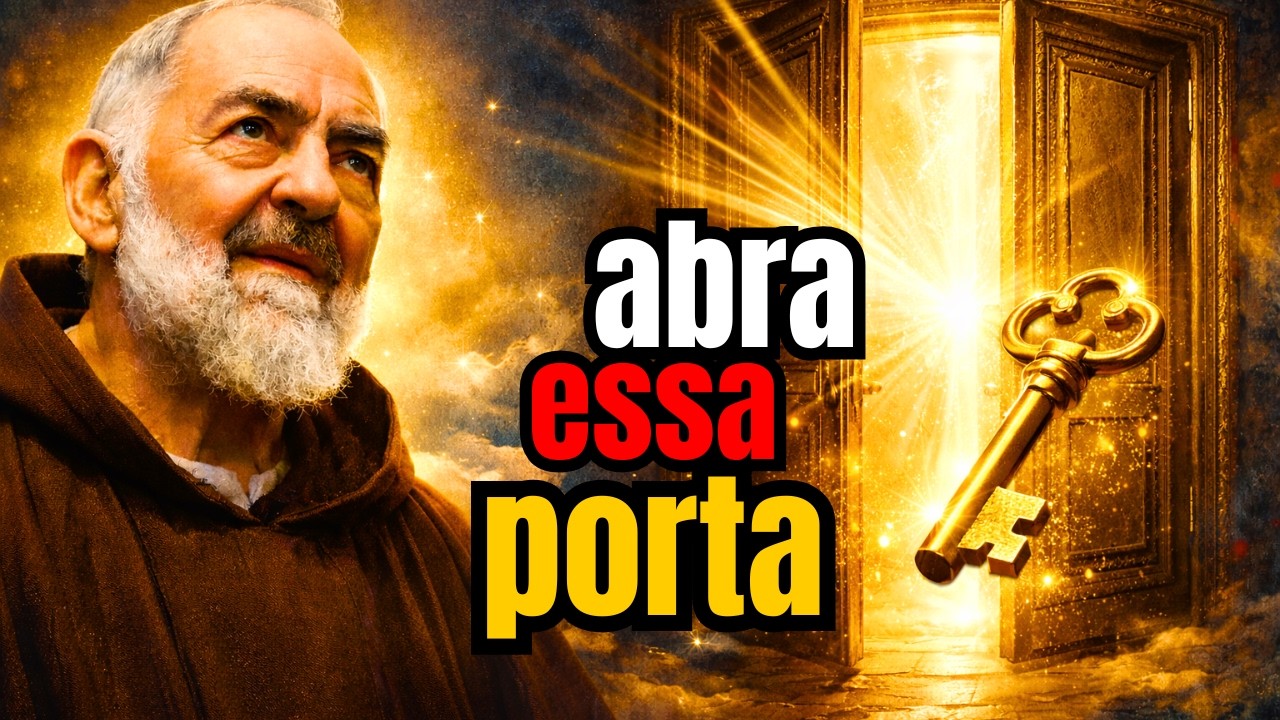 🔑 ORAÇÃO PARA UMA PROSPERIDADE FINANCEIRA – PADRE PIO, ABRA A PORTA DA PROSPERIDADE!