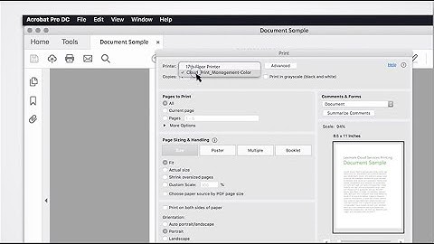Lexmark Cloud Services—Submitting printjobs