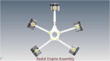 Design Radial Engine Assembly  || Autodesk Inventor Tutorial
