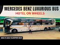 2 crore ki super luxury mercedes benz multi axle ac sleeper bus 
