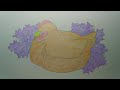 How do I draw a brown chicken