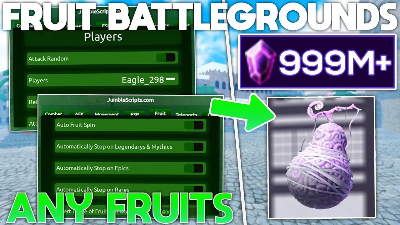 Fruit Battlegrounds Script - Autofarms, TP & More(Working)#1