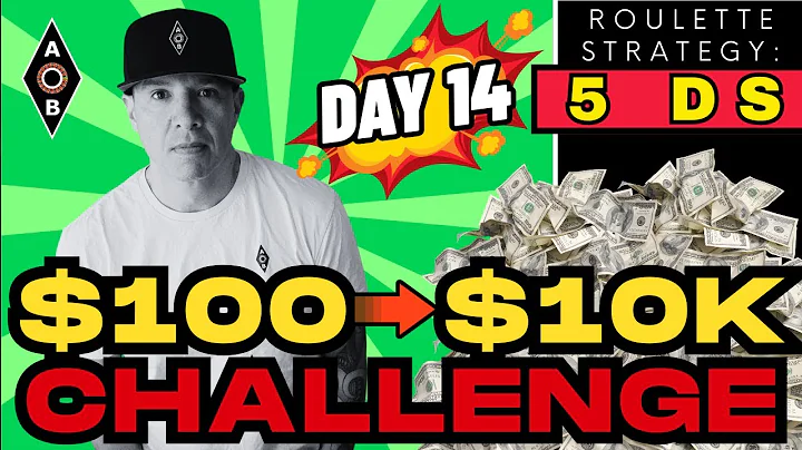 DAY 14: $10k Roulette Challenge: 5 Double Streets!   #roulette