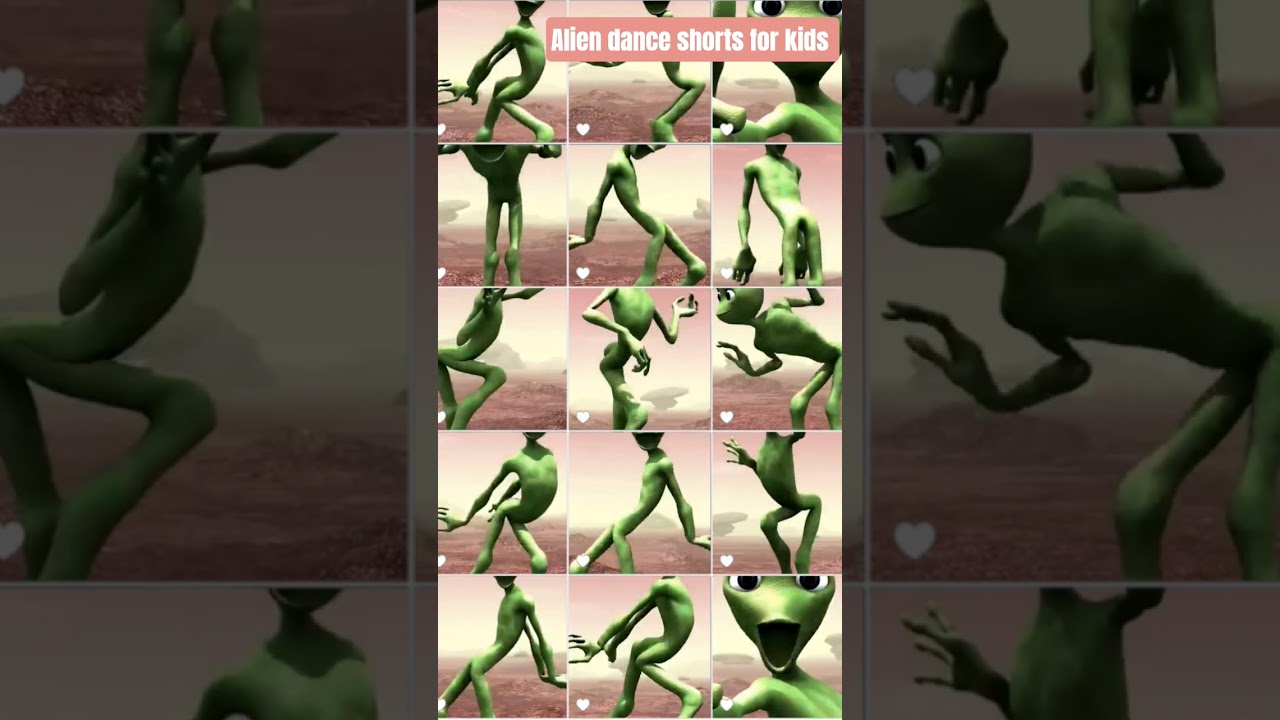 👽🎶 Alien Dance with Funny Music and Crazy Moves