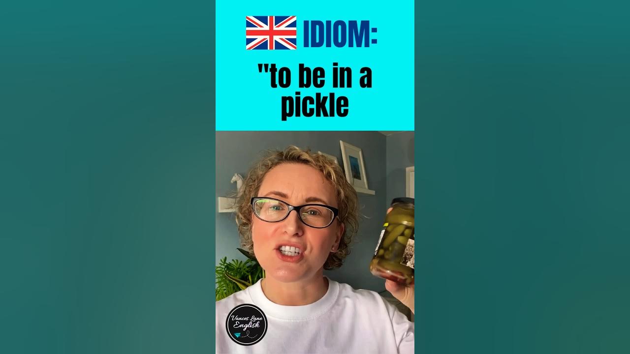 English Idiom “to be in a pickle” englishidioms idiomsandphrases 
