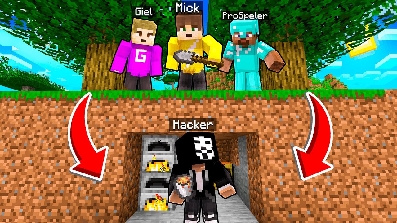 Hoe Wij De Hacker Hebben Verslagen! (Minecraft Survival Film)