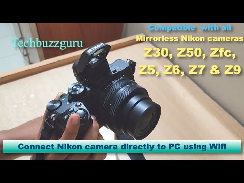How to transfer photo from Nikon camera to PC via wifi Z30 Z50 Zfc Z6 Z7 Z9 D780 by Techbuzzguru