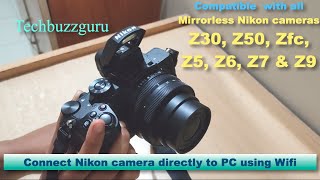 How to transfer photo from Nikon camera to PC via wifi | Z30 | Z50 | Zfc |  Z6 | Z7 | Z9 | D780 | - YouTube