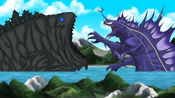 Bloopzilla Earth vs. Abyssal Godzilla