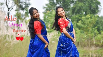 Ailo Uma Barite Dance Cover II Durga Puja Dance II Rimi & Shrabani || Sts Folk Creation