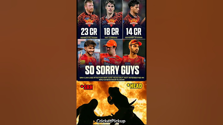 SRH Retention list' 😢🤕💔#ipl2025 #srh #shorts