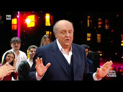 Video Gerry Scotti alias Lauretta e le notti folli di De Martino - Stasera tutto è possibile - 11/03/2026