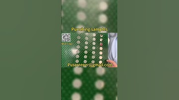 Punch hole Rubber miningscreen sample by Auto punching machine #punchingmachine #mining