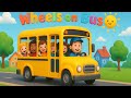 Wheels on the Bus | Learning Song for Toddlers | 3D Kids Rhymes | bhoobhookids Mp3 Song