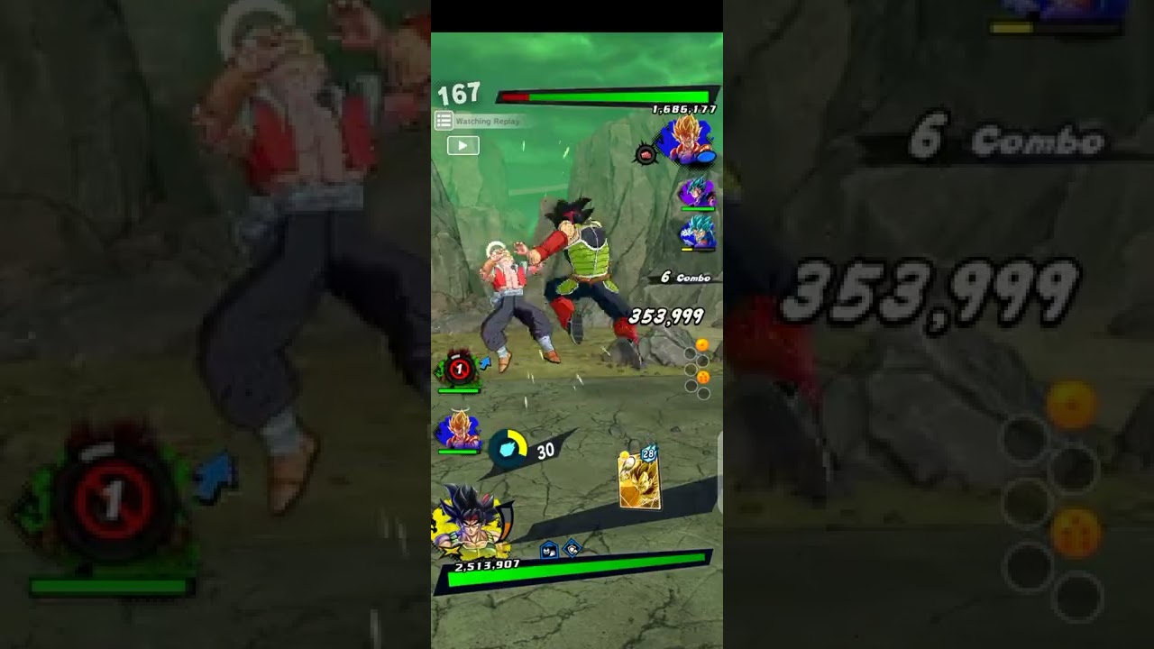 Dragon ball legends LF bardock pvp gameplay