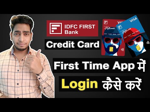 IDFC Credit Card First Time Registration on IDFC Mobile Banking App