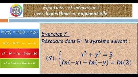Systèmes de deux équations a deux inconnues: exercice-7