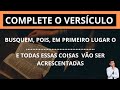 Complete o versculo da bblia 