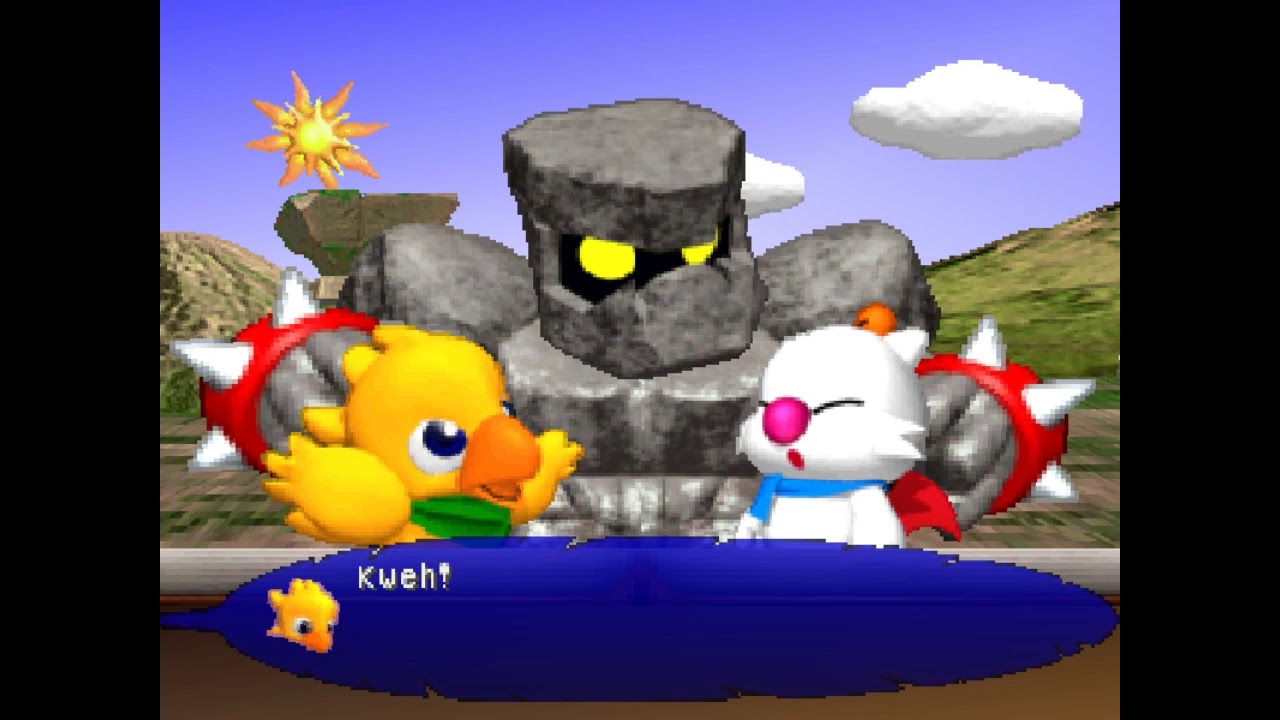 Chocobo Racing (PSX) : Story mode