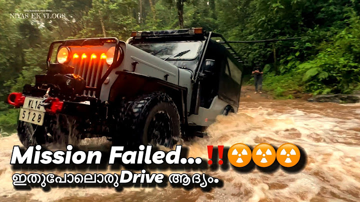 Mission Failed... But അടിപൊളി Fundrive. 4x4 Adventure