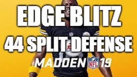 Madden 19 Glitches Cheats and Tips - Edge Blitz - 44 Split