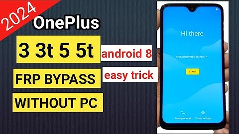 OnePlus 3 3t 5 5t frp bypass 2024 | Oneplus frp bypass android 8 without pc