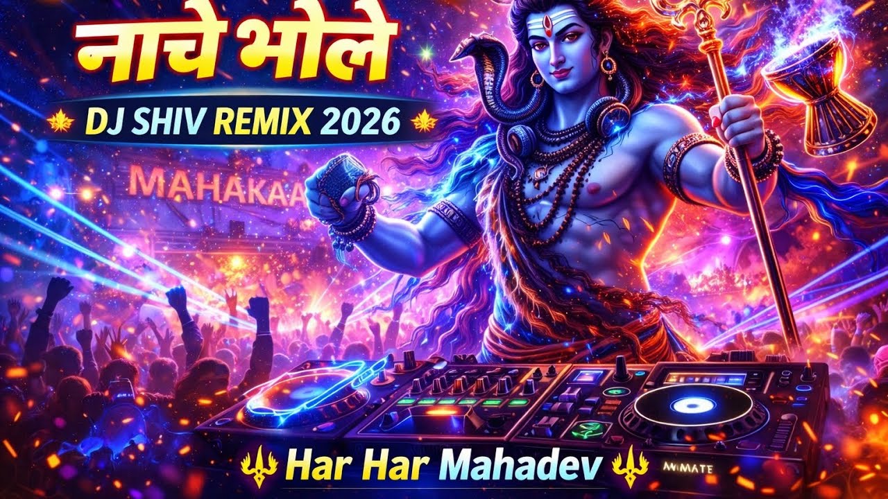 🔥 डमरू की बीट पे नाचे भोले | DJ Shiv Remix 2026 | Har Har Mahadev 🔱New Shiv Song 2026