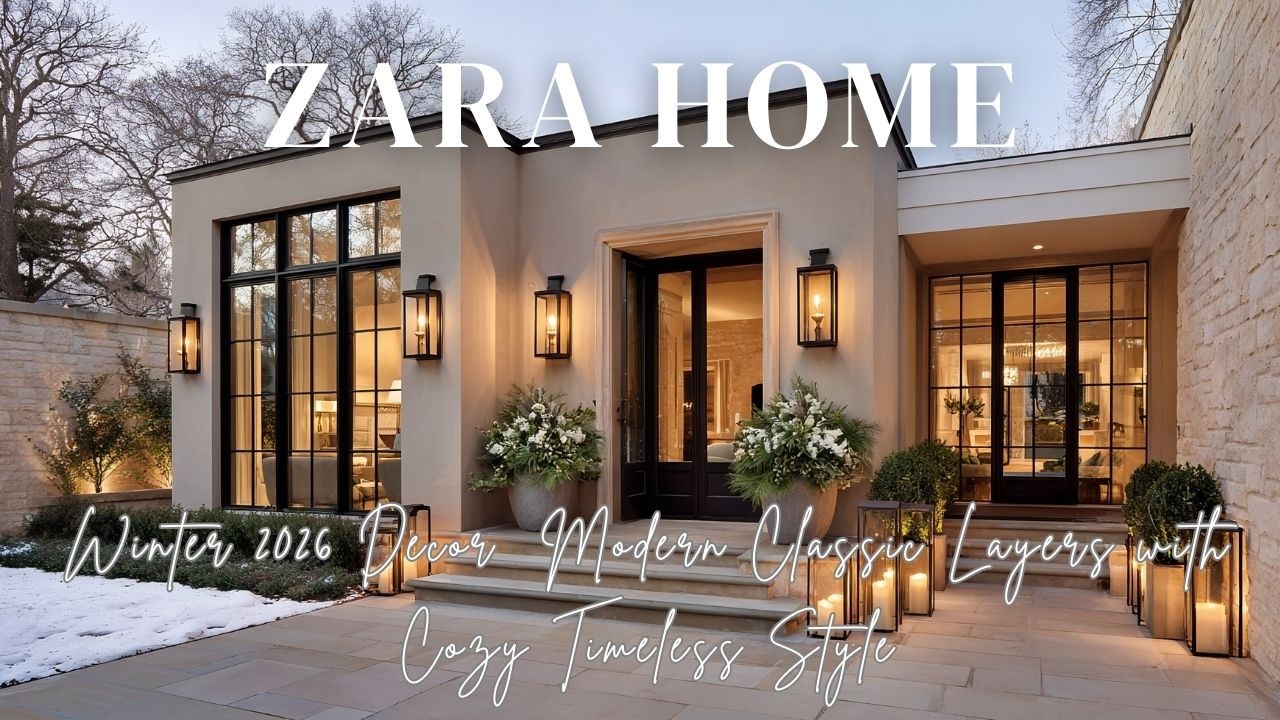 Zara Home Inspired Winter 2026 Decor Modern Classic Layers with