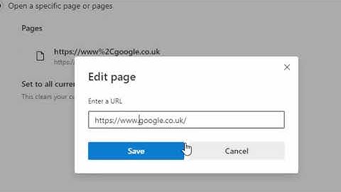 How to Set your Start Page and Home Page In Microsoft Edge