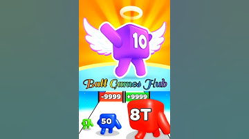 Level Up Numbers 🔢💥 | Ultimate Number Merge Challenge Short! #ballgameshub #cutiepie22yt