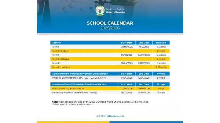 Ingengabihe School Calendar 2025 2026