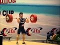 CHINESE LIFTER LIAO HUI (-87) BREAKS JUNIOR WORLD RECORD IN THE CLEAN AND JERK.wmv