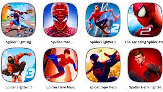 Spider Fighting, Spider-Man, Spider Fighter 2, The Amazing Spider-Man 2, Spider Fighter 3,