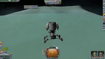 Kerbal Space Program Minmus Lander With Robotics