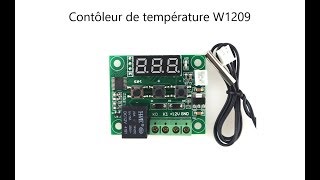 Test contrôleur de température  W1209