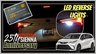 LED Reverse Lights for our 2023 Toyota Sienna