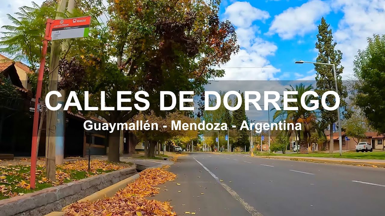 Recorriendo Dorrego en Otoño - Guaymallén - Mendoza - Argentina 🍂🍁