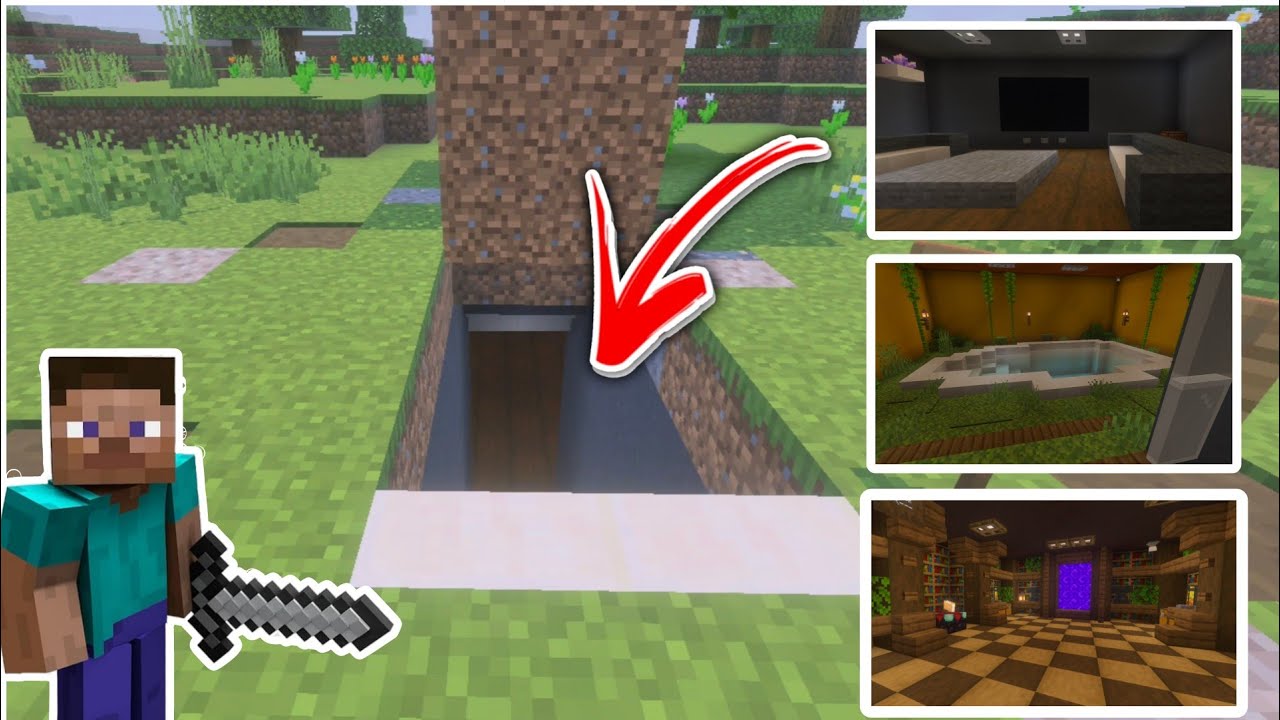I Built The Most Secure Underground Base in Minecraft! 🔒🔥 - YouTube
