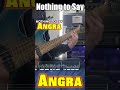 Nothing to Say - Angra #shorts #guitartabs #guitarlesson