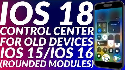 Get iOS 18 Control Center Style on Older Devices iOS 15/16 | Rootless Jailbreak | Full Guide