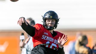 Denver Broncos QB Bo Nix Highlights - 2024 Reese's Senior Bowl