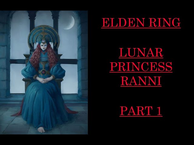 Lunar Princess Ranni - Elden Ring, an art canvas by Aldrich - INPRNT